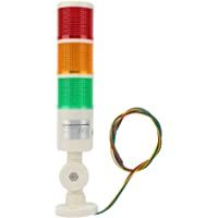 Luz de Señal Máquina Industrial 24V DC- Luz de Intermitente- Emergencia Luz LED Alarma Torre Redonda
